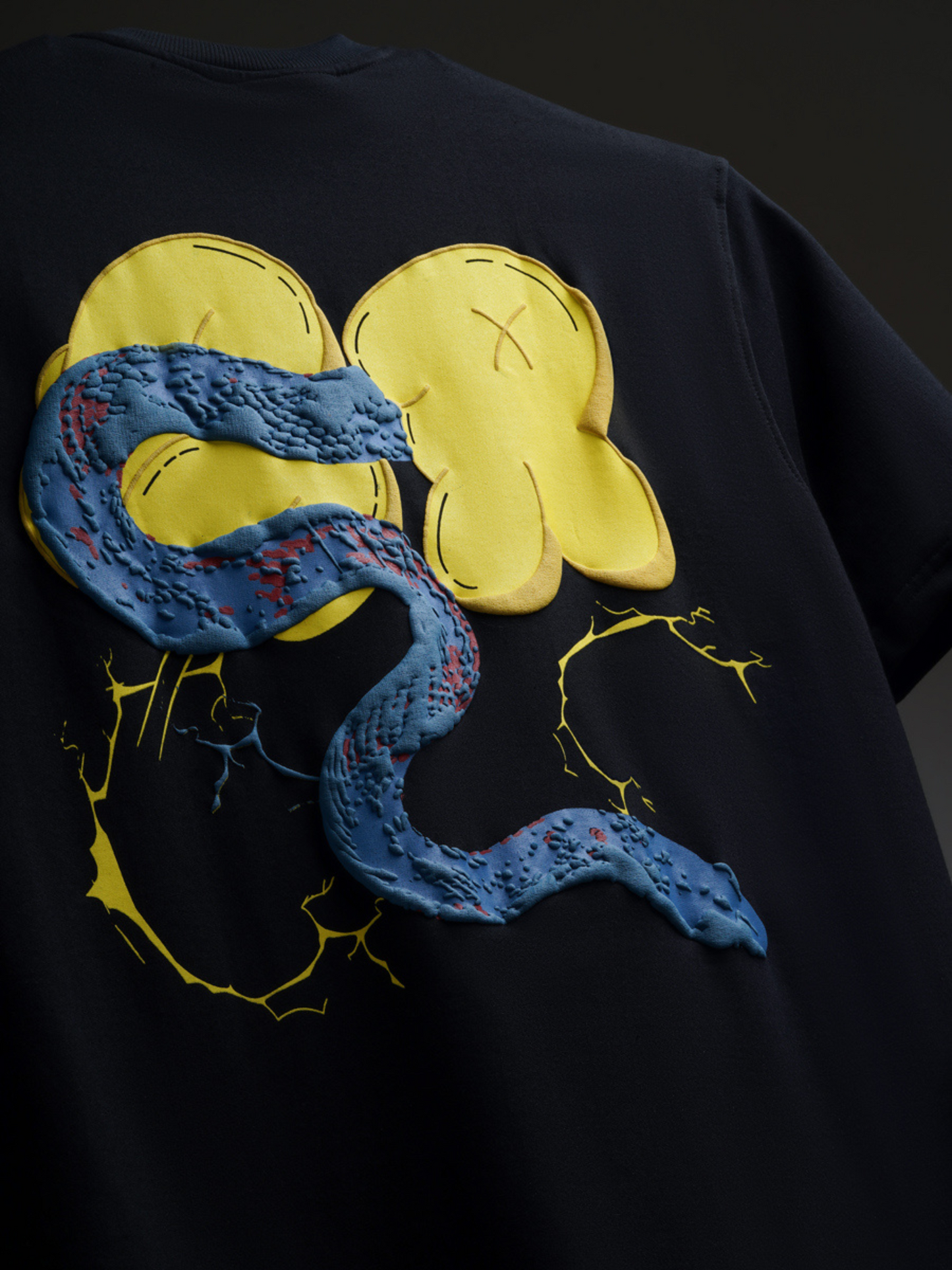 Snake in Black T-Shirt