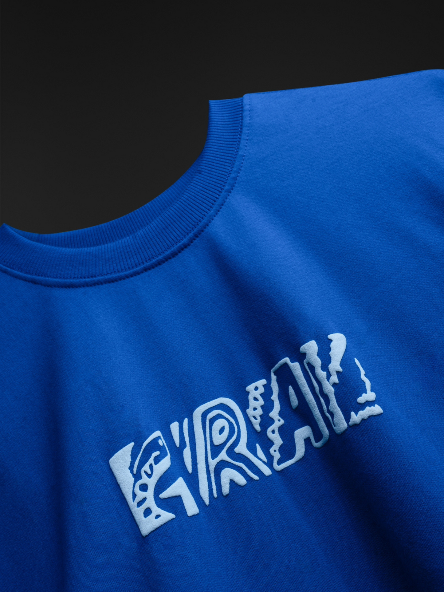 Scribble art in Blue