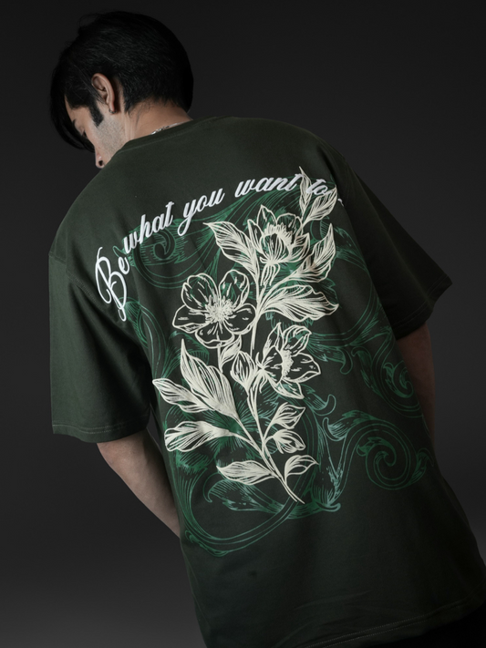 Be you tee in Olive