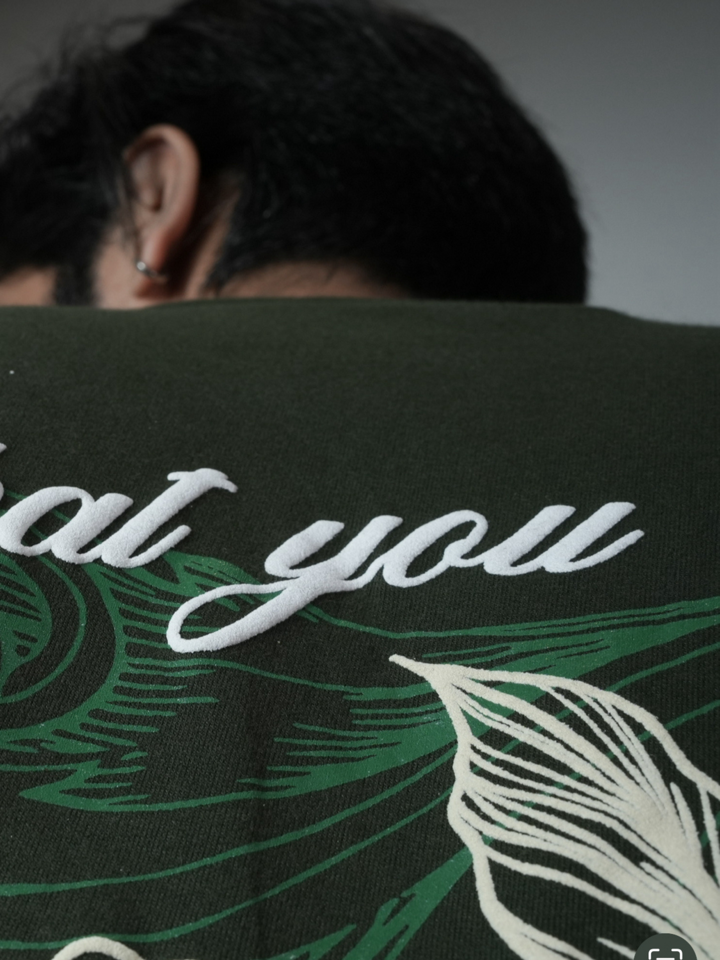 Be you tee in Olive