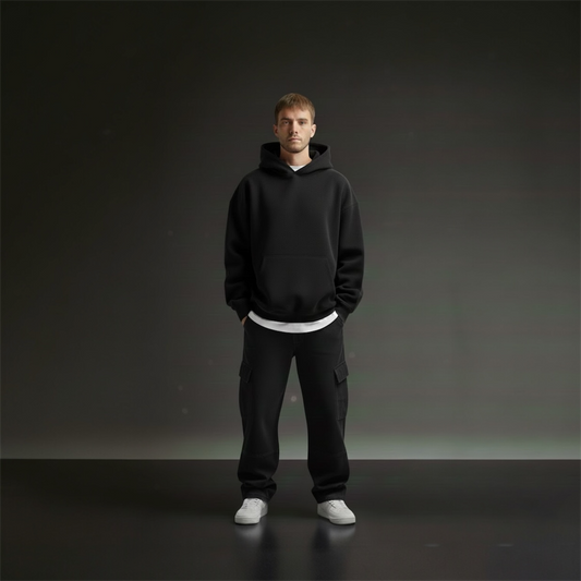 Blank hoodie in Black