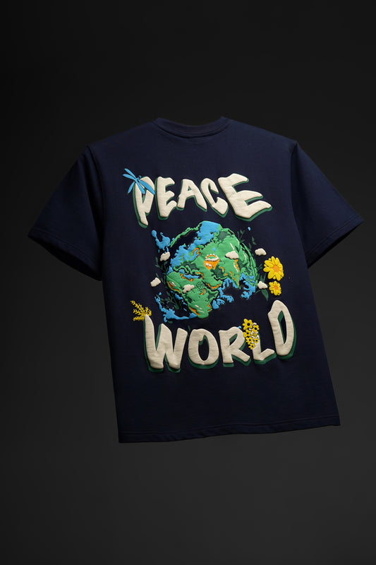 Peace World in Blue